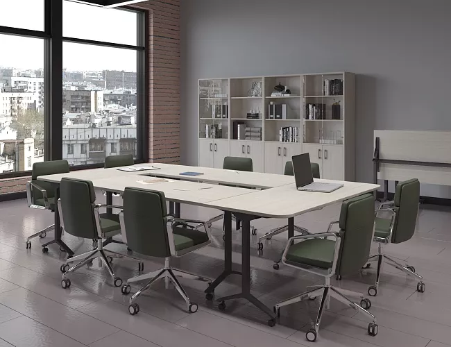 фото столы складные Моби Светлый