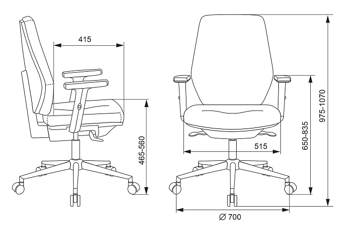 фото кресло CH-545SL					 №5					