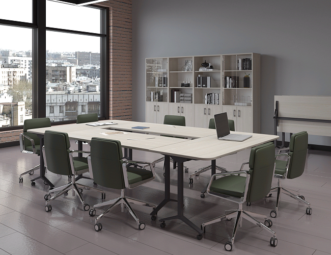 фото столы складные Моби Светлый