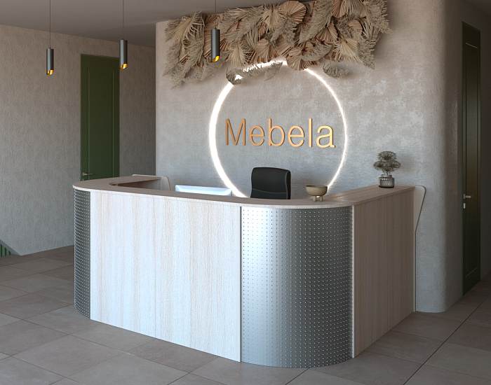 фото стойка ресепшн Эдем +					