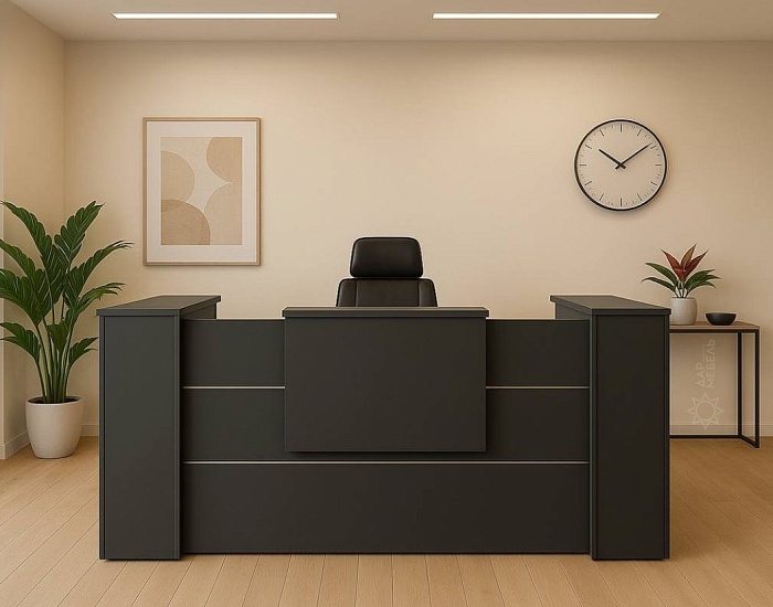 фото ресепшн Оникс Антрацит					 №2					