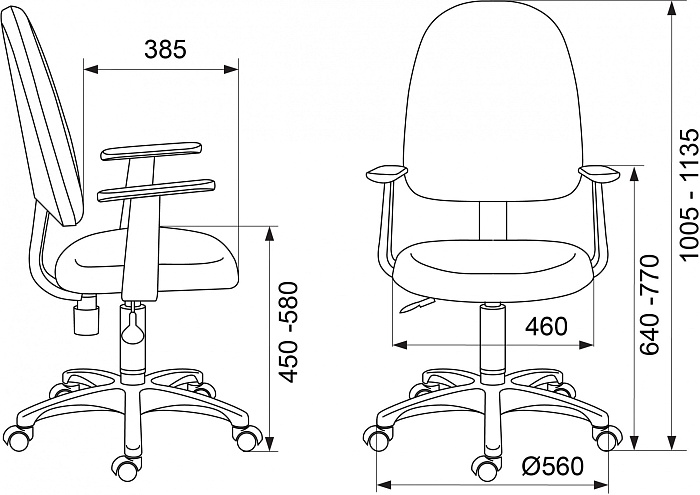 фото Офисное кресло CH-1300/T					 №5					