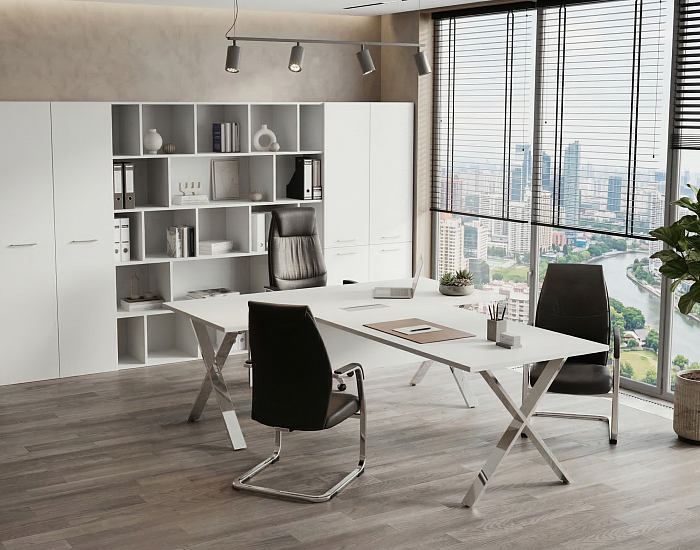 фото кабинет Кросс Белый					