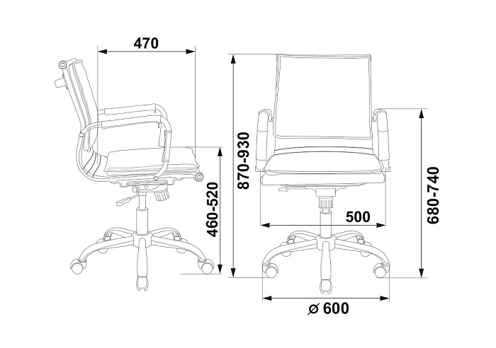 фото кресло CH-993-low					 №5					