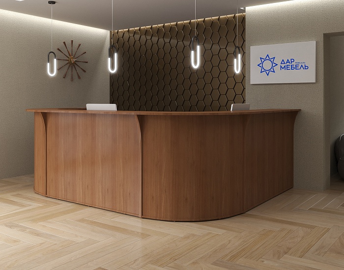 фото стойка ресепшн Рива					 №3					