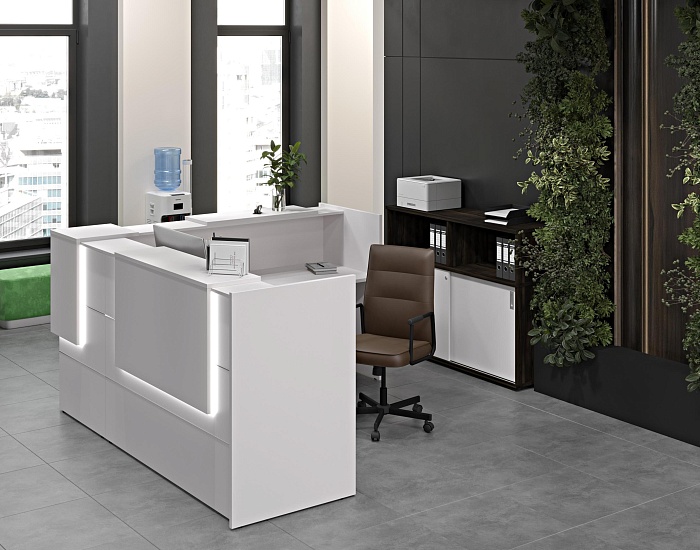 фото стойка ресепшн Оникс					 №3					