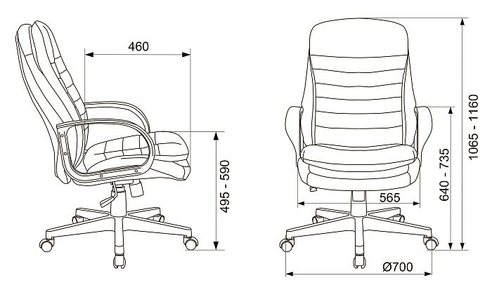 фото кресло T-9950PL					 №5					